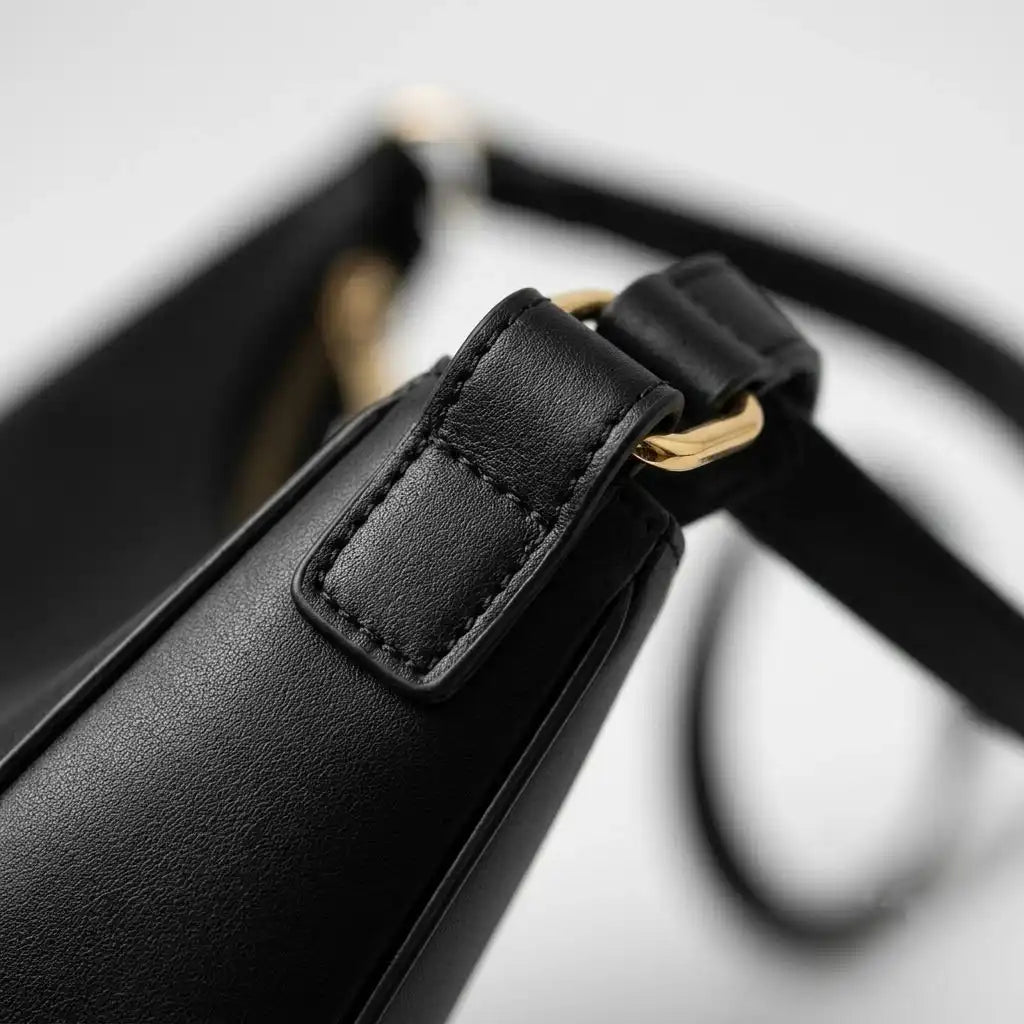 Curved Minimalist Shoulder Bag for Women
